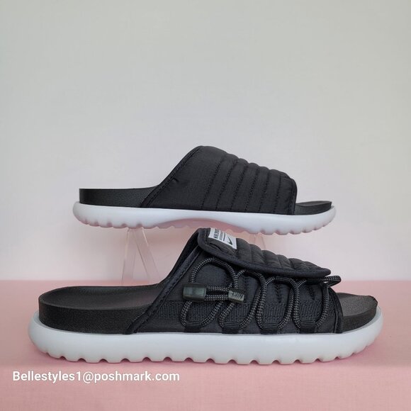 NIKE Asuna 2 Sporty Quilted Slide Sandals- Black/White color- Women’s Size: 9 ⭐ - Picture 10 of 16